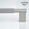 Luxury Knurled Solid Brass Appliance Pull