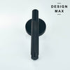 Matte Black Knurled Interior Door Set - Lever Door Handle