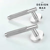 Satin Silver Knurled Interior Door Set - Lever Door Handle