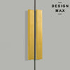 Duro Aged Brass Finger Cabinet Pull