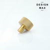 Kordyn Knurled Solid Brass Round Cabinet Knob