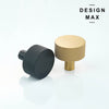 Kordyn Knurled Solid Brass Round Cabinet Knob