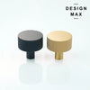 Kordyn Knurled Solid Brass Round Cabinet Knob