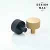 Kordyn Knurled Solid Brass Round Cabinet Knob