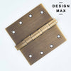 Duro Aged Gold Brass Finger Cabinet Pull