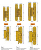 Specter Matte Brass Invisible Door Hinges Heavy Duty