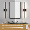 Black and Gold Dimmable LED Vanity Light 24" and 30"