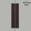 Duro Smoke Bronze Finger Cabinet Pull