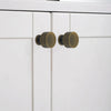 Sleek brass cabinet hardware with a minimalist design, enhancing the overall aesthetic of your furniture.
