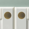 High-quality brass cabinet hardware, designed for easy installation and maintenance.
