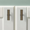 Unique brass cabinet knobs and pulls, perfect for adding a touch of personality.
