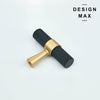 Functional brass cabinet t knobs 