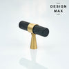 Modern Solid brass cabinet knobs 