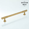 Classic brass cabinet pull, offering a timeless look for both kitchen and bathroom designs
