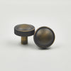 Aura Knurled Solid Brass Cabinet Knob