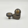 Modern brass cabinet knobs