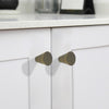 Modern brass cabinet knobs