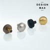 Sleek modern brass cabinet knobs with a polished finish, perfect for a touch of luxury.
