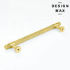 Brisa Gold Knurled Drawer Knob and Cabinet Pull