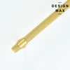 Brisa Gold Knurled Cabinet Handle and Knob