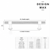 Brisa Knurled Cabinet Hardware Knob and Pull