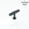 Brisa Matte Black Cabinet T Knob – Luxury Drawer Hardware