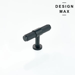 Brisa Matte Black Cabinet T Knob – Luxury Drawer Hardware