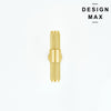 Brisa Matte Brass Drawer T Knob