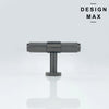 Brisa Metallic Gray Modern T Knob – Decorative Hardware