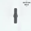 Premium Metallic Gray Brisa Cabinet T Knob for Furniture