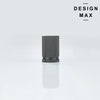 Brisa Metallic Gray Cylinder Cabinet Knob with Luxury Finish