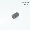 Sleek Metallic Gray Cylinder Knob – Brisa Collection Hardware