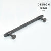 Brisa Metallic Gray Knurled Knob for Bathroom Vanity Cabinets