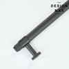 Decorative Knurled Metallic Gray Cabinet Knob – Brisa Collection