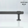 Brisa Knurled Metallic Gray Round Knob for Cabinets and Drawers