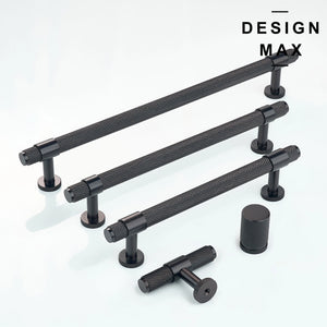 Elegant Brisa Oil Rubbed Knurled Knob – Luxury Drawer Handle