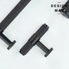 Sleek Oil Rubbed Brisa Knurled Knob for Kitchen Cabinets