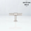 Brisa Satin Silver Cabinet T Knob