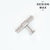 Modern Brisa Satin Silver Cabinet T Knob