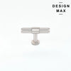 Contemporary Brisa Satin Silver Cabinet T Knob