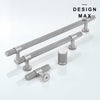 Versatile brass cabinet pulls, suitable for both kitchen and bathroom cabinetry.
