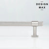 Brisa Satin Silver Knurled Cabinet Knob and Pull