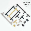 Brisa Knurled Cabinet Knob and Pull
