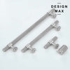 Modern brass cabinet knobs, adding a sleek and contemporary look to your home.

