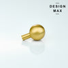 Elegant brass cabinet knob with a polished finish, perfect for a touch of luxury
