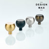 Elegant brass cabinet knob with a polished finish, perfect for a touch of luxury
