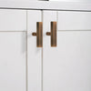 High-quality brass cabinet hardware