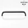 Cara Smooth Black Cabinet Pull in matte finish

