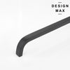Matte black handle for kitchen cabinets
