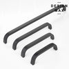 Modern black drawer pull for kitchens
